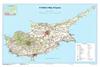 Mapa de carreteras de Chipre
